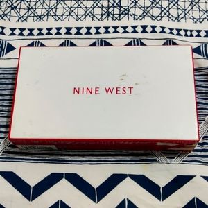 Imported Nine West ladies clutch - shiny black